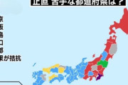 最も苦手な都道府県wwwwwww