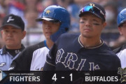 【vs.オリックス】日ハム、3回に淺間と郡司の連続タイムリーで4点を奪い逆転に成功！