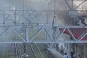 【動画】 JR郡山駅で火事　炎や煙が激しく噴出　上下線で運転見合わせ、復旧の見込立たず