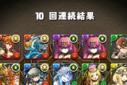 【パズドラ】8000円で石100個＋10連ガチャドラ＋この内容だゾ？引かない理由があるか？