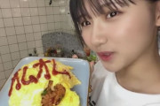 みゆみゆ、半熟オムライスに成功する