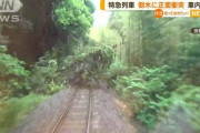 JR豊肥線　乗客の女性、列車が木の枝に衝突して盛大は悲鳴 [5/3]