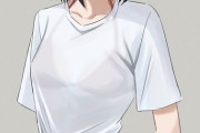 【FGO】水着の上からホットパンツ＆Tシャツの式！！　赤いビキニがいいですね！