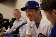 鈴木誠也カブス入団会見動画！背番号27の理由は「マイク・トラウト、アイラブユー！」