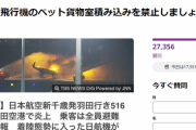 JAL機炎上事故　ペット犠牲受け「同伴搭乗」求める声が加速…貨物扱い禁止を求める署名は2日で1.6万人超え
