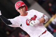 カープ中村奨成、中日松葉から先制タイムリー！今季初打点で不動のレギュラー定着へ猛アピール！！