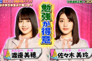 日向坂46佐々木美玲×渡邉美穂、ゴールデン番組でまさかのトリで登場！前回の歴史的敗退＆メンバーからの激励VTRをガッツリオンエア！【クイズ！あなたは小学5年生より賢いの？】