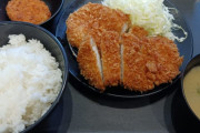 ワイ「ダブルとんかつ定食、ご飯おかわりコロッケ付で」松のや「730円です」