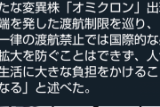 WHO、お気持ちを表明「渡航禁止はすべきでない」