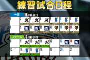 【速報】日ハムが6月2日からの練習試合日程発表　1軍はすべて関東で12試合