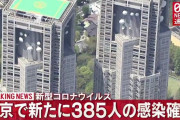 【8/15】東京都で新たに385人の感染確認　2日連続で300人超える　新型コロナウイルス