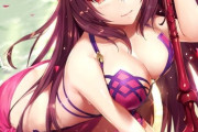 【FGO】水着のスカサハ師匠が美しすぎる！！　師匠、最高です/////