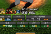 【プロスピA】2016年ごろの外崎めっちゃ弱いやん　すげえ出世やな【画像】