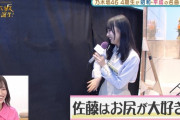 カーテン越しでも積極的にお尻を触ってく佐藤璃果ちゃんｗｗｗ【乃木坂46】