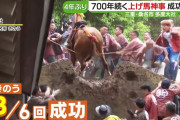 【悲報】多度祭の神事「上げ馬」に馬が可哀想と猛抗議
