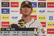 伊藤将司(神)9勝7敗　防御率2.47なのに新人王候補の話題にも上がらない理由wwwwwwwwwwwwww