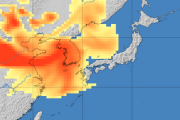 【速報】気象庁「29日・30日、外出している方は大気汚染を吸い込みます」大規模な黄砂が日本を襲う模様、韓国に既に到達