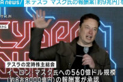 イーロン・マスクさん、テスラのCEOとして9兆円の報酬ゲット