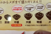 【画像】すき家の牛丼には「致命的な欠点」が存在する…。この『比較画像』を見れば一目でわかる…