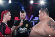 【動画】「240kgの素人男 vs 60kgの女格闘家」が戦った結果ｗｗｗ