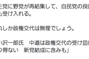 カスとゴミが集結したところで　〜　Dr.ナイフさん「野党は再集結して民主党へ回帰すべき。自民の良識派も受け入れれば政権交代間違いなし
