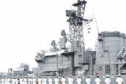 海上自衛隊の護衛艦「しまかぜ」が比ミンダナオ島の海軍基地に寄港…現地部隊が歓迎！