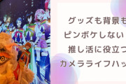 グッズも背景もピンボケしない！推し活に役立つカメラライフハックに「有益な情報」「脳内に響きました！」