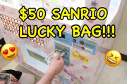 【海外の反応】＄50で日本のサンリオくじにチャレンジ！→こうなった