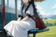 【もうすぐ夏が来る】麦わら帽子に白ワンピ・長い黒髪でバス停に佇む女性見たことないんだけど・・・どこにいるの？