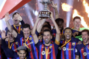 バルサがスーペルコパを制覇！…”宿敵”レアルに3発快勝でシャビ体制初タイトルを獲得
