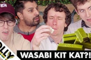 日本の風変わりなキットカットを食べてみた　海外の反応