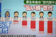 【なんJ】年金の世代間格差、限界突破。お前らの想像の20倍ヤバイ