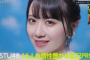 【STU48】NHK『Venue101』で紹介されたメンバーの特技一覧がこちら