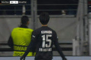 ◆EL速報◆D組3節 オリンピアコス戦フランクフルト鎌田大地、シュートのこぼれを拾ってGKを冷静に交わして今季初ゴール！
