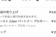 わいウーバーイーツで7500円稼ぐ