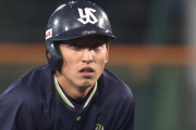 ヤクルト・金久保、プロ初ヒット！ 野手顔負けのバッティング