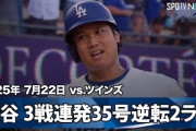 先頭打者にHRを打たれた大谷翔平が3試合連続第35号逆転2ラン！←「自給自足」（海外の反応）