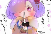 【FGO】餅食べるマシュイラスト！！　餅マシュすこｗ