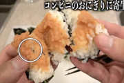 【画像あり】コンビニのオニギリ、1/3でアレがいると判明・・・