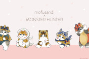 「モンハン×mofusand」猫になったオトモたちがたまらんかわいさ！Tシャツや文具などが登場◎