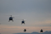 陸自明野駐屯地所属ヘリコプター、年頭編隊飛行訓練を実施！