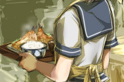 【艦これ】アジフライ定食な浜風　他なごみネタ