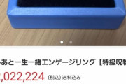 【悲報】Vtuber 潤羽るしあ の「一生一緒エンゲージリング」さっそくメルカリで転売されてしまう