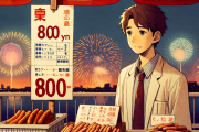 花火大会でフランクフルトが800円。店主「原材料が高騰している。ぶっちゃけ儲けはほとんどない」