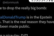 【悲報】イーロン・マスク、急にヤバい暴露を始める「エプスタイン島のリストにトランプの名前もあった」