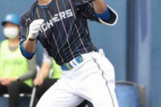 【日本ハム】江越大賀が移籍１号　左翼席へ豪快な一発
