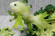 海外「日本人が彫ったブロッコリー魚は凄すぎる」見れば見るほど奇妙な画像が話題に