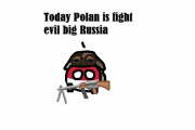 【ポーランド】ポーランがエビルビッグロシアと戦うよ【ポーランドボール】