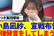 【櫻坂46】小島凪紗、宣戦布告！爆弾発言をしてしまうwww