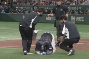 ロッテ・マーティン死球も志願の出場続行、激痛に耐えて2発！